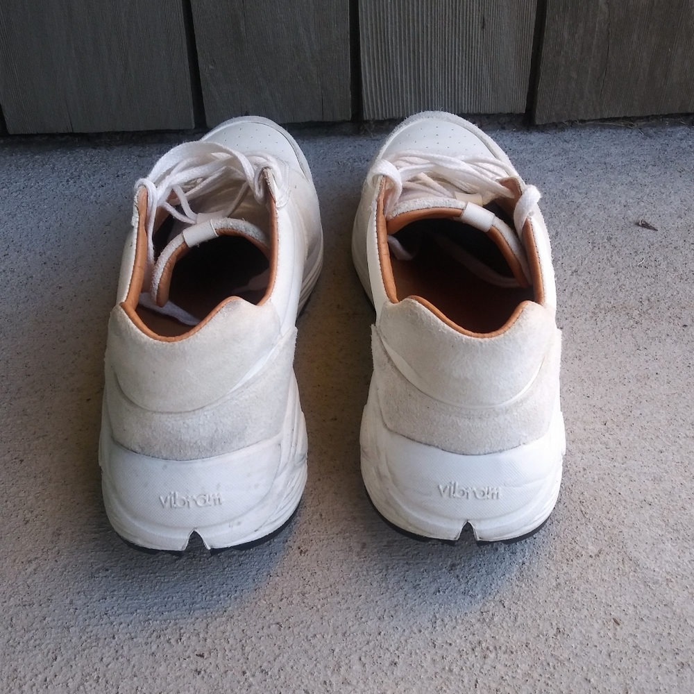 Mens RARE White Horsehide Viberg Sneakers Sz 9 Sold Out Everywhere - Picture 6 of 7